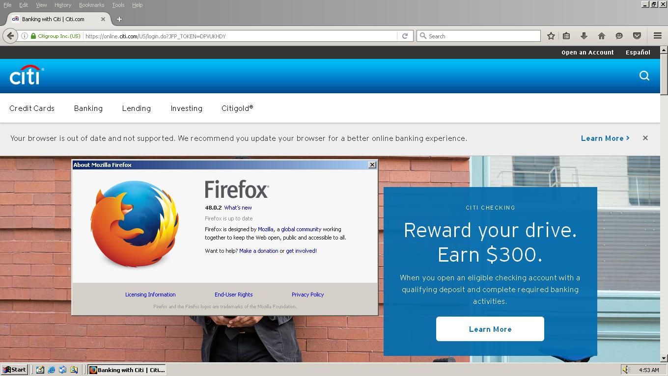 cannot open mozilla firefox browser