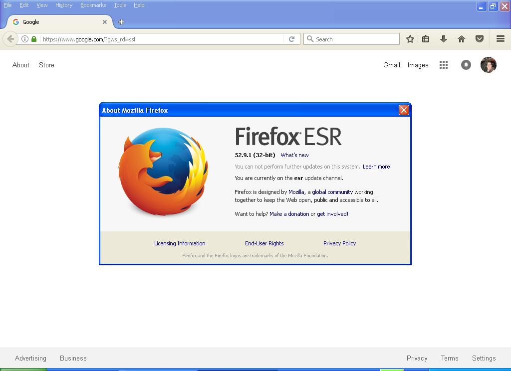 firefox esr 31.1.0