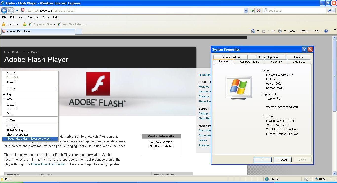 released removing adobe flash ftp